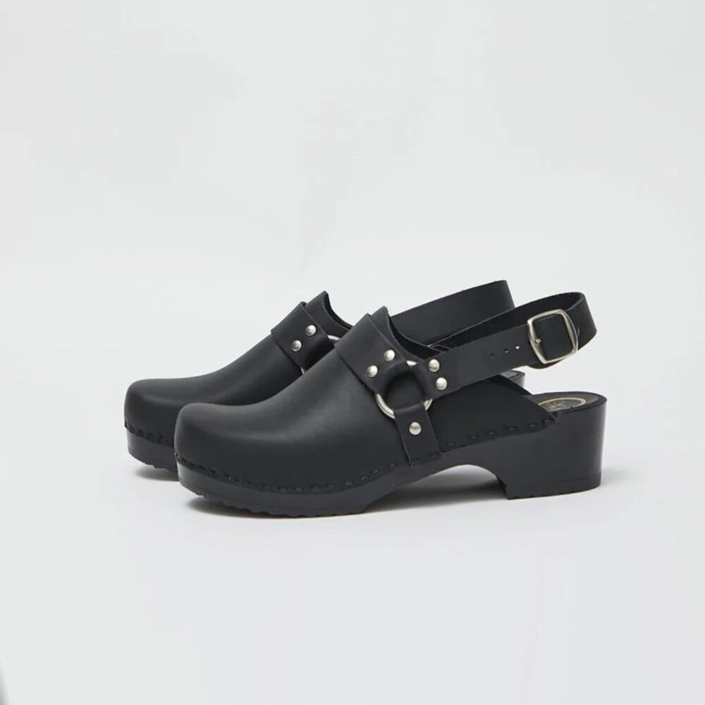 No. 6 Store "Brando" Clogs in Black, size 40